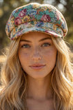Floral Cabby Hat