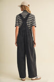 Washed Black Overalls