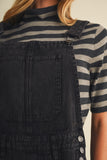 Washed Black Overalls