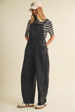 Washed Black Overalls