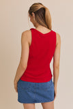 Cowl Neck Twist Strap Top