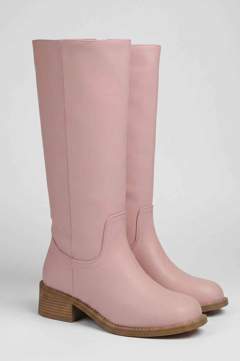 Aria Pink Boots