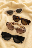Geometric Angular Cat Eye Sunglasses