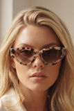 Geometric Angular Cat Eye Sunglasses
