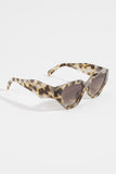 Geometric Angular Cat Eye Sunglasses