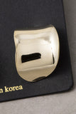 C Hoop Earrings (Gold)