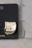 C Hoop Earrings (Gold)