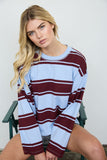 Cody Striped Crewneck (Light Blue)