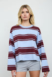 Cody Striped Crewneck (Light Blue)