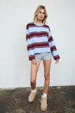 Cody Striped Crewneck (Light Blue)