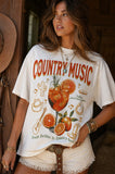 Country Music Oversized Tee