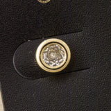 CZ Clear Earrings (Gold)