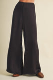Chocolate Fondant Wide Leg Slim Pants