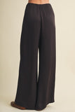 Chocolate Fondant Wide Leg Slim Pants