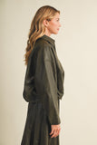 Faux Leather Jacket