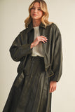 Faux Leather Jacket