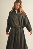 Faux Leather Jacket