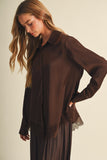 Lace Trim Detail Top