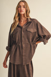 Suede Safari Jacket