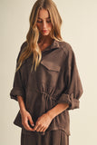 Suede Safari Jacket