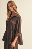 Suede Safari Jacket