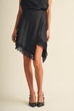 Black Lace Midi Skirt