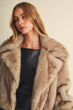 Cropped Faux Fur Jacket