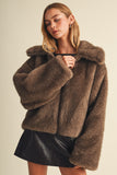 Voluminous Faux Fur Jacket