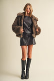 Voluminous Faux Fur Jacket