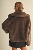 Voluminous Faux Fur Jacket