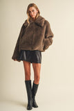 Voluminous Faux Fur Jacket