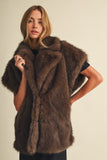 Plush Faux Fur Vest