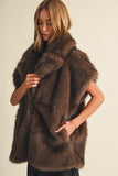 Plush Faux Fur Vest