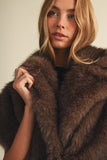 Plush Faux Fur Vest