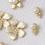 10 Pair Flower Earring Set