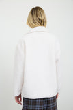 Sherpa Denim Pocket Zip-up Jacket