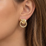 Love Knot Earrings (Gold)