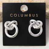 Love Knot Earrings (Silver)