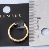Huggie Hoop Earrings (Gold)