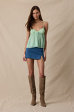 Baby Sage Cami Babydoll Top (Green)