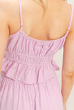 Tiered Tank & Palazzo Set (Pink Lavender)