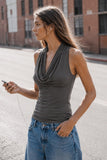 Soft Halter Tank (Charcoal)