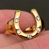 Horseshoe 18K Gold Plated Ring