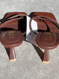Hallie Kitten Heel (Brown)