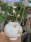Layered Starfish Necklace