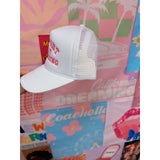 Support Day Drinking Hat (White & Pink)