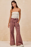 Vintage Wash Tie-Waist Pants