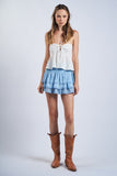 Cloud Nine Ruffle Skirt