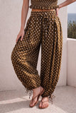 Polka Dot Balloon Wide Leg Pants