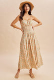 Coral Garden Dress